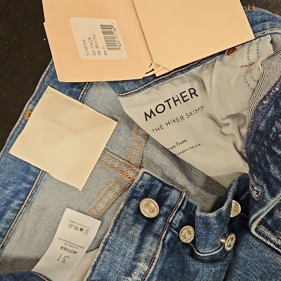 💕MOTHER SUPERIOR💕 The Hiker Skimp Jeans ~ Dream Team Button Fly 31 NWT - Picture 16 of 16
